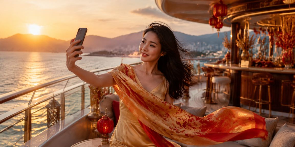 Người chơi tại bãi biển Nha Trang mở casino trực tuyến trên điện thoại lúc hoàng hôn